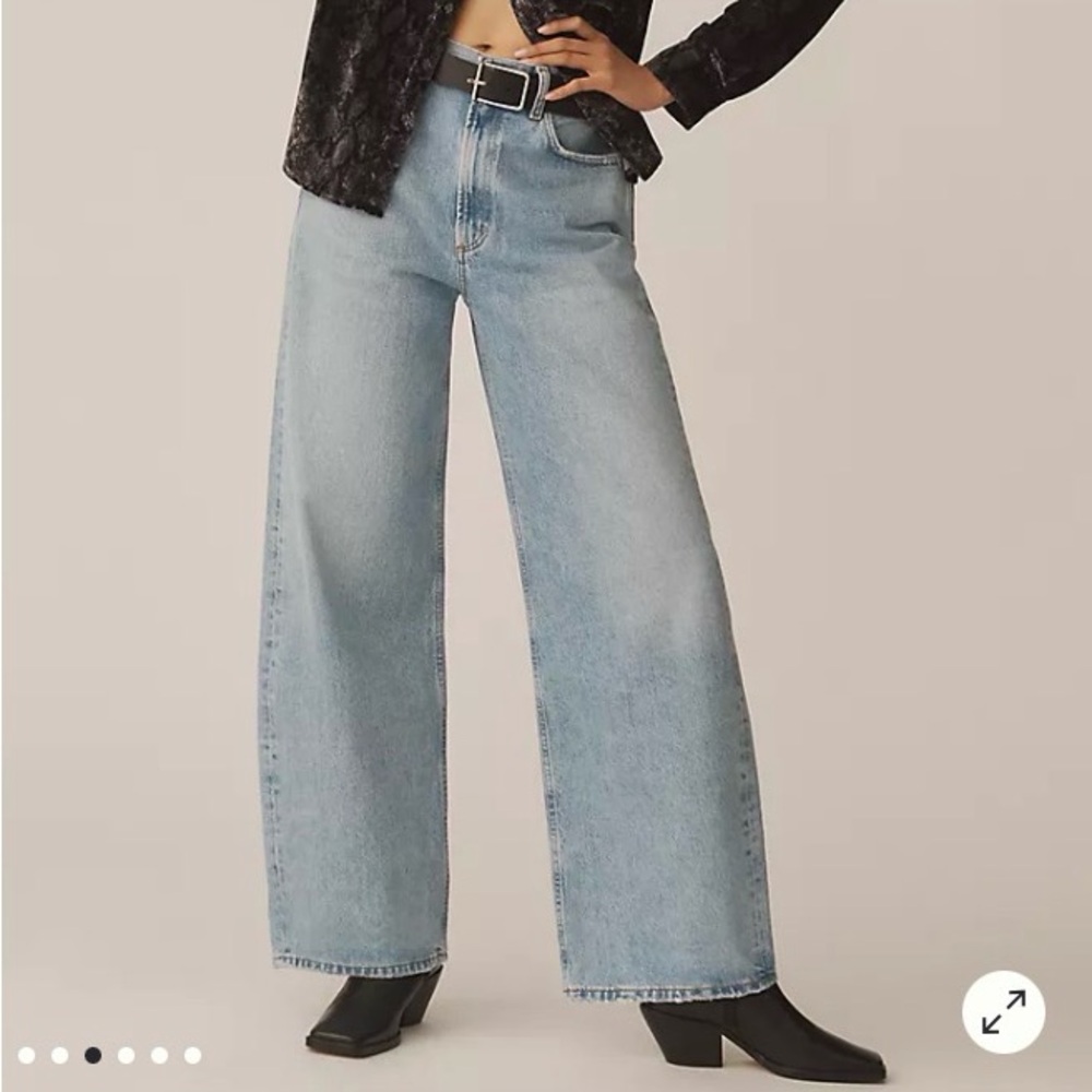 FREE PEOPLE🌸Wide leg straight jeans - Picture 3 of 10